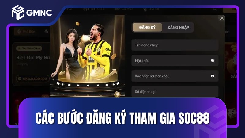 Các bước đăng ký tham gia hệ thống cá cược của nhà cái